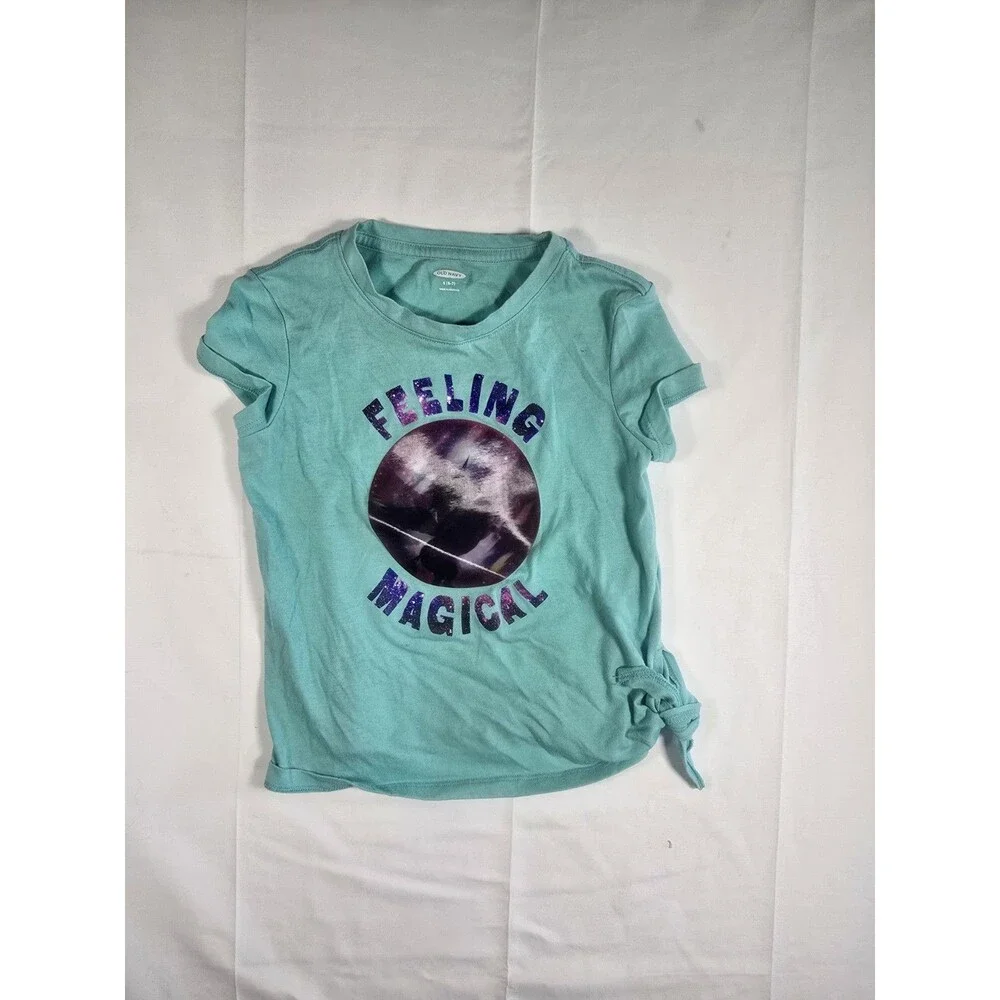 Old Navy Unicorn Feeling Magical Girls 6-7 T Shirt